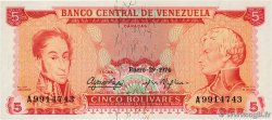 5 Bolivares VENEZUELA 1974 P.050h VZ