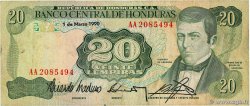 20 Lempiras HONDURAS 1990 P.065c TB