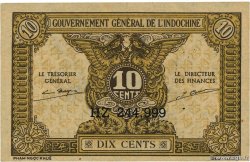 10 Cents INDOCHINE FRANÇAISE 1942 P.089a