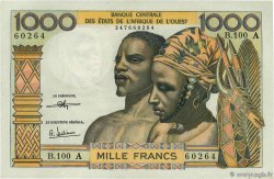 1000 Francs ÉTATS DE L AFRIQUE DE L OUEST 1972 P.103Ai