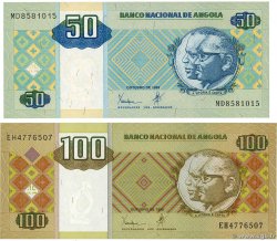 50 et 100 Kwanzas Lot ANGOLA 1999 P.146 et P.147 FDC