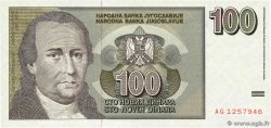 100 Dinara YOUGOSLAVIE 1996 P.152 NEUF