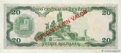 20 Bolivares Spécimen VENEZUELA 1981 P.063s SPL