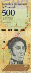500 Bolivares Spécimen VENEZUELA 2018 P.108bs SC+