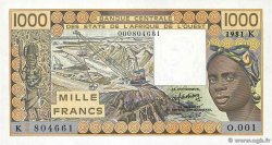 1000 Francs Fauté ÉTATS DE L