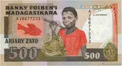 500 Francs - 100 Ariary MADAGASCAR 1988 P.071b NEUF