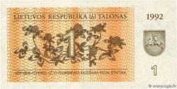 1 Talonas LITUANIE 1992 P.39 NEUF