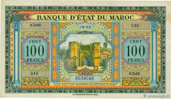100 Francs MAROC 1943 P.27 SUP