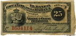 25 Centavos CUBA 1872 P.031a BC+