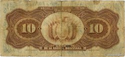 10 Bolivianos BOLIVIE 1929 P.114 B+