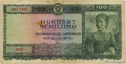 100 Schilling AUTRICHE 1947 P.124