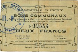2 Francs FRANCE régionalisme et divers Iwuy 1914 JP.59-1400 B+