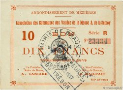 10 Francs FRANCE régionalisme et divers Braux 1915 JP.08-64 TTB