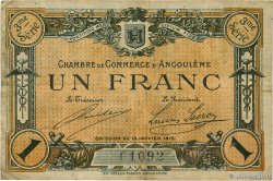 1 Franc FRANCE régionalisme et divers Angoulême 1915 JP.009.16 TB