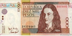 10000 Pesos COLOMBIA 1999 P.443a BC+