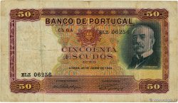 50 Escudos PORTUGAL 1949 P.154 TB