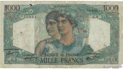 1000 Francs MINERVE ET HERCULE FRANCE 1945 F.41.02 B