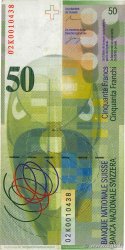 50 Francs SWITZERLAND 2002 P.71a F