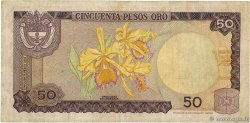 50 Pesos Oro COLOMBIE 1974 P.414 B+