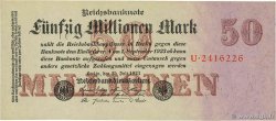 50 Millions Mark ALLEMAGNE 1923 P.098a pr.NEUF