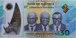 30 Namibia Dollars Commémoratif NAMIBIA 2020 P.18 FDC