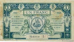 1 Franc FRANCE régionalisme et divers Aurillac 1917 JP.016.13 TTB