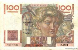 100 Francs JEUNE PAYSAN FRANCE 1947 F.28.14 TB
