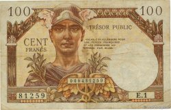 100 Francs TRÉSOR PUBLIC FRANCE 1955 VF.34.01