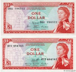 1 Dollar Lot EAST CARIBBEAN STATES 1965 P.13f fST+