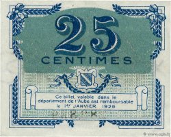25 Centimes FRANCE régionalisme et divers Troyes 1918 JP.124.15 SPL