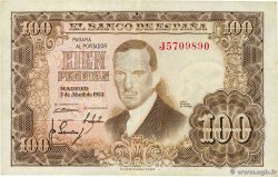 100 Pesetas ESPAÑA 1953 P.145 EBC