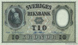 10 Kronor SUÈDE 1956 P.43d SUP+