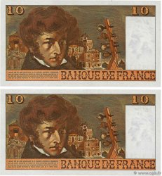 10 Francs BERLIOZ Consécutifs FRANCE 1978 F.63.23 SPL