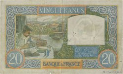 20 Francs TRAVAIL ET SCIENCE FRANCE 1941 F.12.19 pr.TB