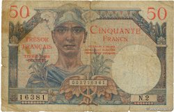 50 Francs TRÉSOR FRANÇAIS FRANCE 1947 VF.31.02 B