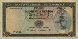 500 Escudos TIMOR 1963 P.29a TB