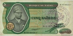 5 Zaïres ZAIRE 1977 P.21b F+