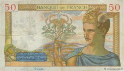 50 Francs CÉRÈS modifié FRANCIA 1938 F.18.07 BC+