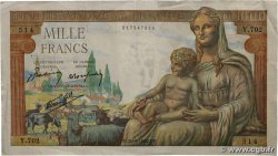 1000 Francs DÉESSE DÉMÉTER FRANCE 1942 F.40.03