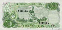 500 Pesos Spécimen ARGENTINE 1972 P.292s NEUF