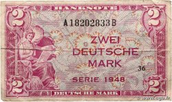 2 Deutsche Mark ALLEMAGNE FÉDÉRALE 1948 P.03a TB