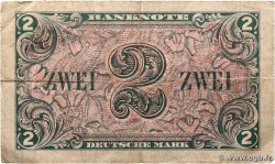 2 Deutsche Mark ALLEMAGNE FÉDÉRALE 1948 P.03a TB
