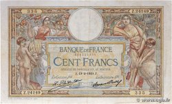 100 Francs LUC OLIVIER MERSON grands cartouches FRANCE 1929 F.24.08 TB