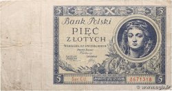 5 Zlotych POLOGNE 1930 P.072 TB