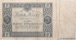 5 Zlotych POLOGNE 1930 P.072 TB