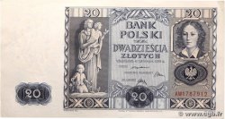 20 Zlotych POLOGNE 1936 P.077 SPL+