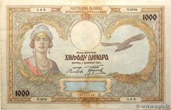 1000 Dinara YUGOSLAVIA 1931 P.029 MBC+