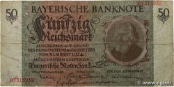 50 Reichsmark Non émis DEUTSCHLAND Munich 1925 PS.0943s fS