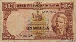 10 Shillings NOUVELLE-ZÉLANDE 1960 P.158d TB