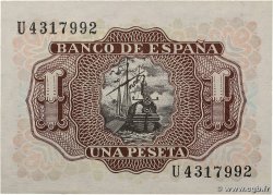 1 Peseta ESPAÑA 1953 P.144 SC+